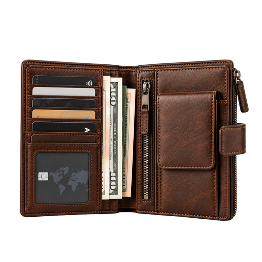 Dawson Trifold Zip Wallet
