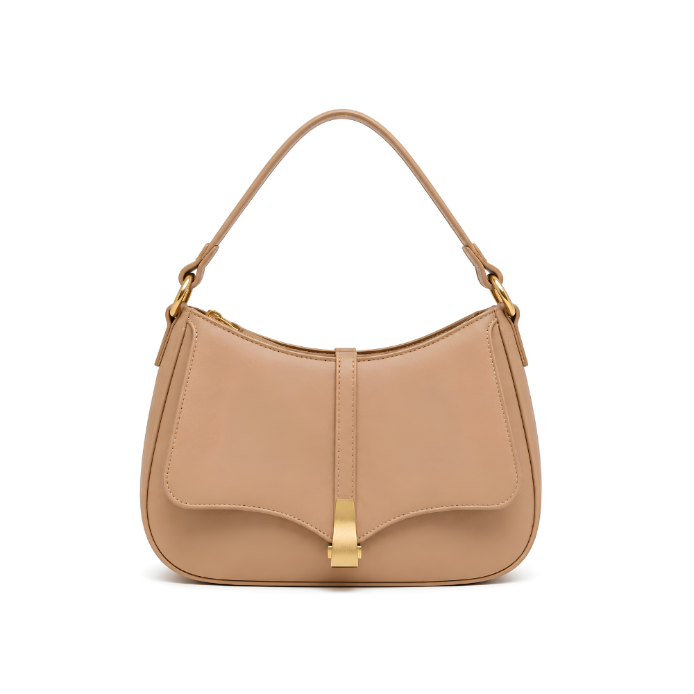 Odette Shoulder Bag in Black — vegan leather