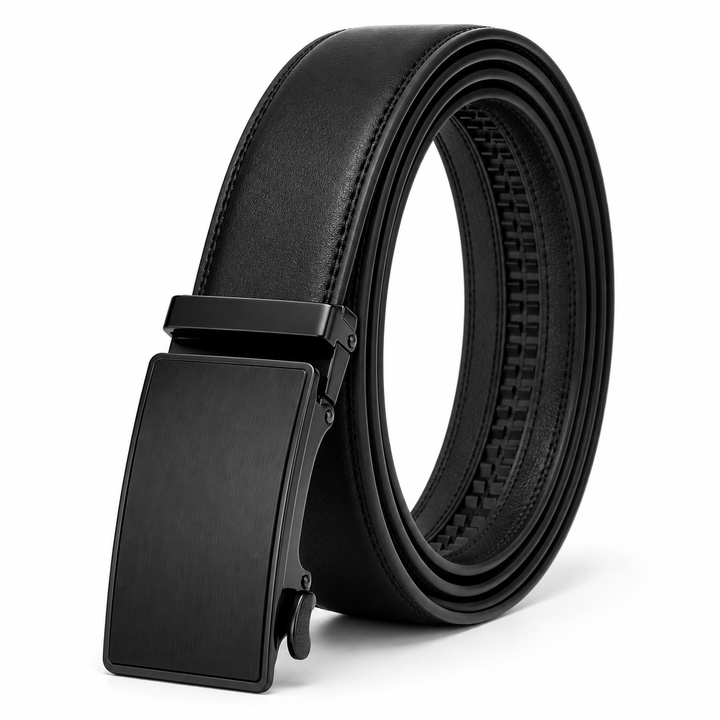 Ceinture Homme en Cuir Noir