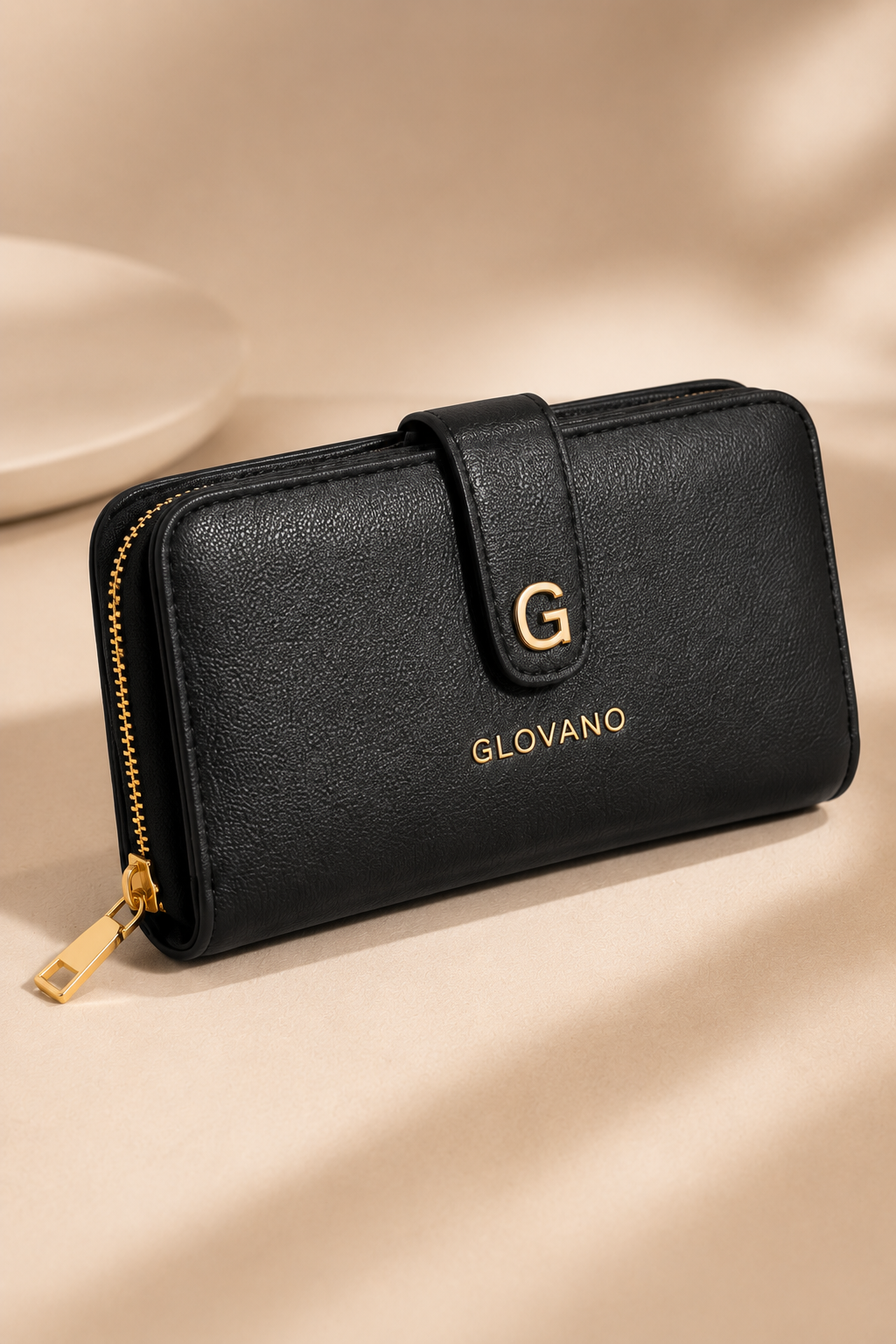 Portefeuille Femme Élégance  – Noir