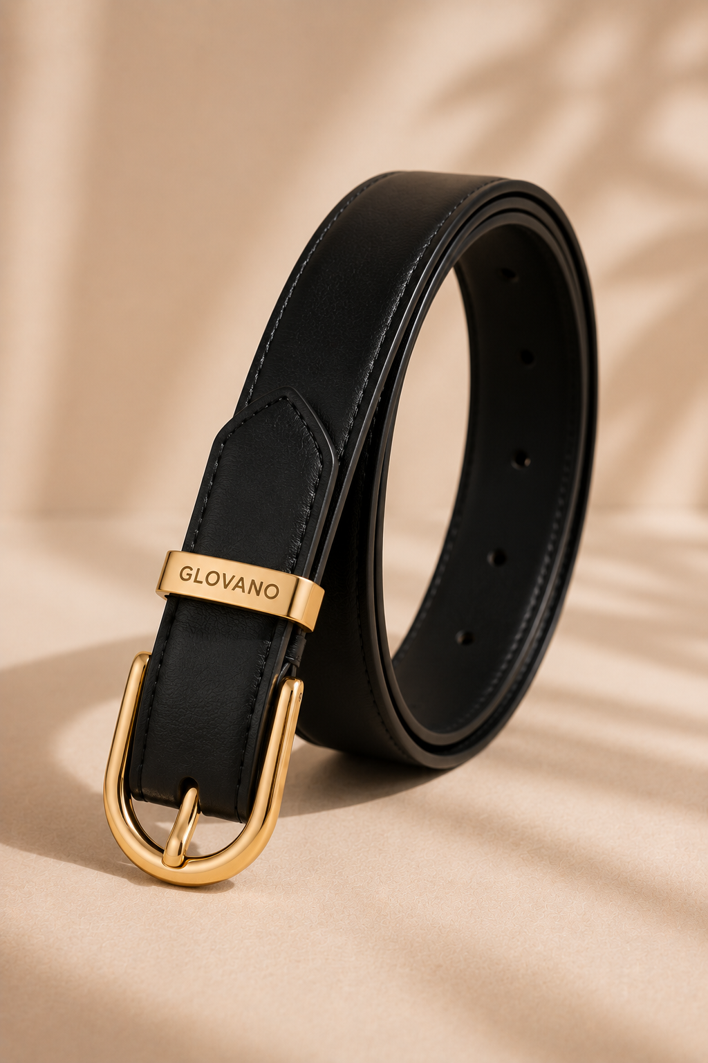 Ceinture Femme – Noir & Doré