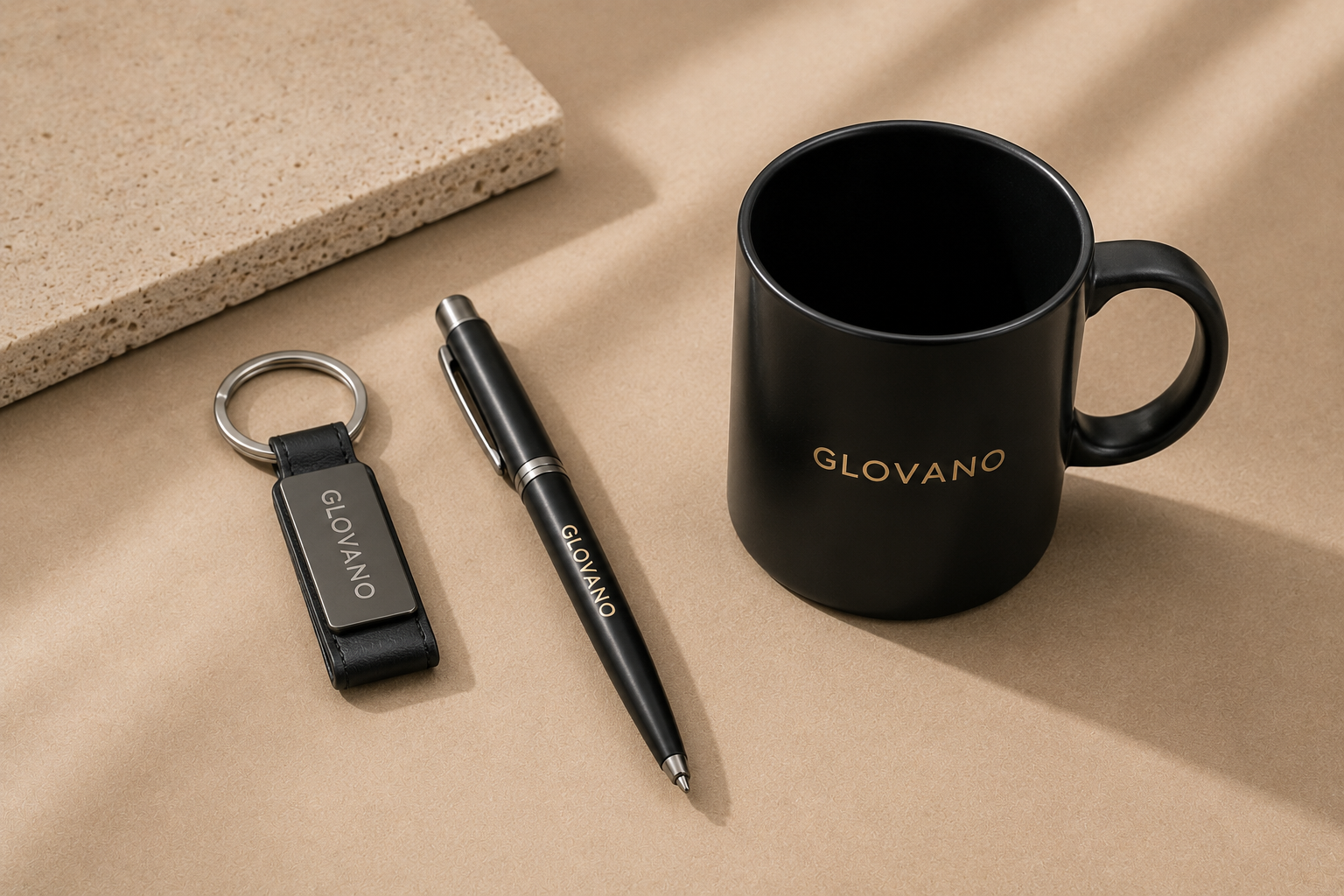 Coffret Cadeau Premium Personnalisé GLOVANO – Élégance & Personnalisation