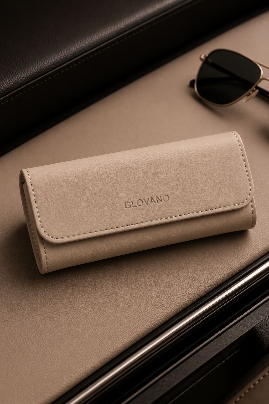 Étui à Lunettes GLOVANO – Cuir Élégant & Protection Premium