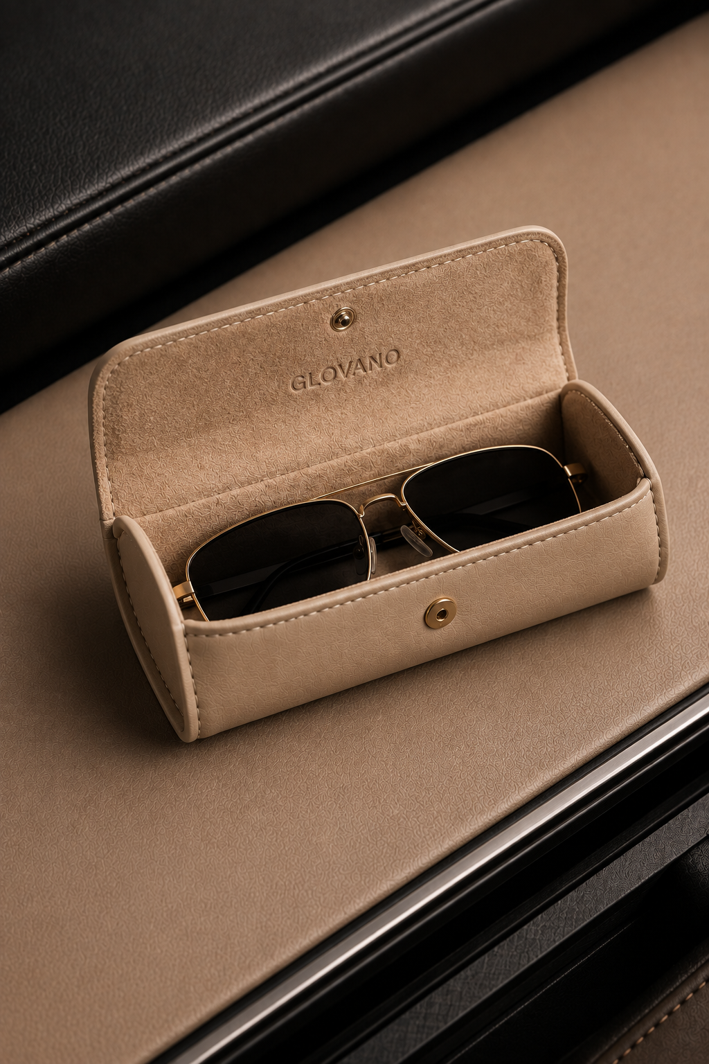 Étui à Lunettes GLOVANO – Cuir Élégant & Protection Premium