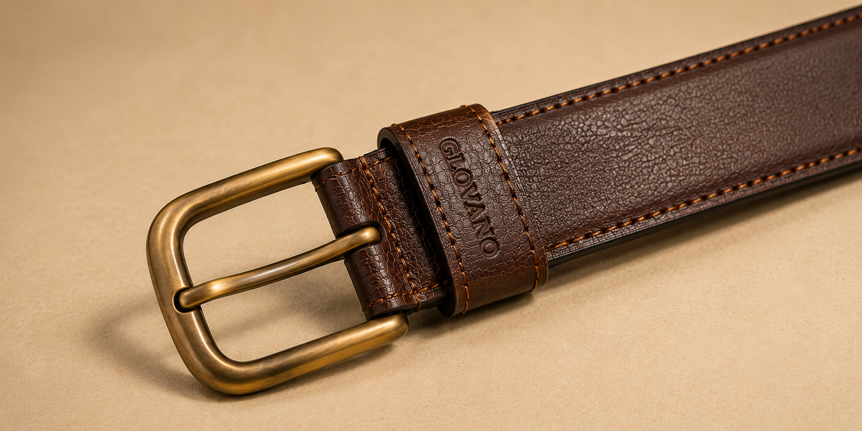 Pack 2 Ceintures Homme en Cuir Véritable – Noir & Marron
