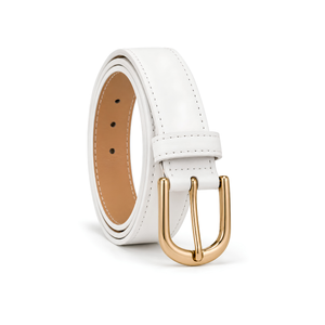 Ceinture Femme en Simili Cuir – Boucle Dorée Élégante