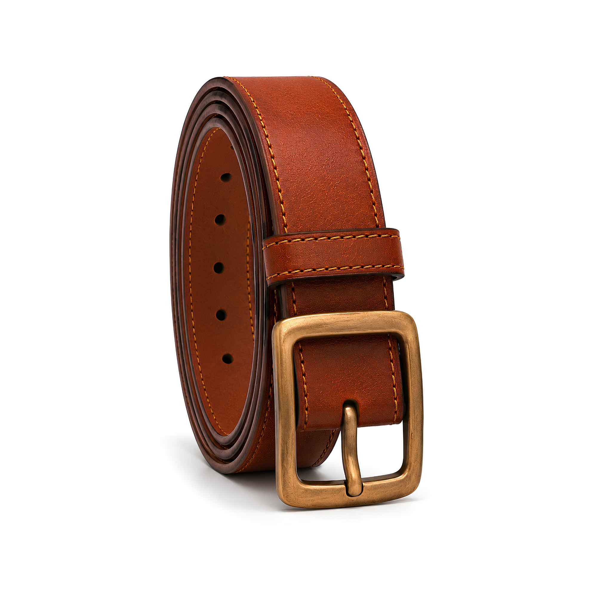 ceinture-femme-en-simili-cuir-cognac-boucle-doree-vintage