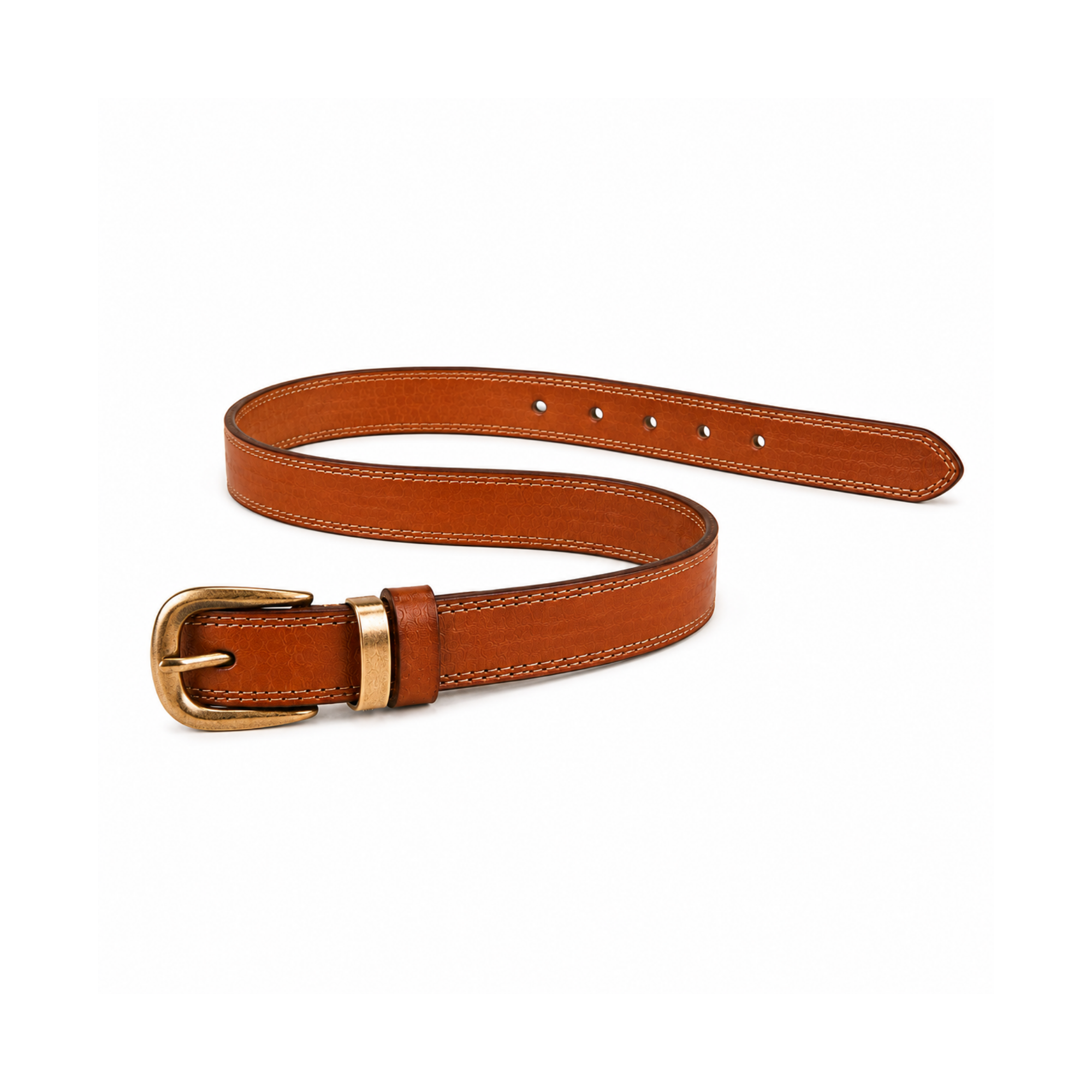 ceinture-femme-en-simili-cuir-cognac-boucle-doree-vintage