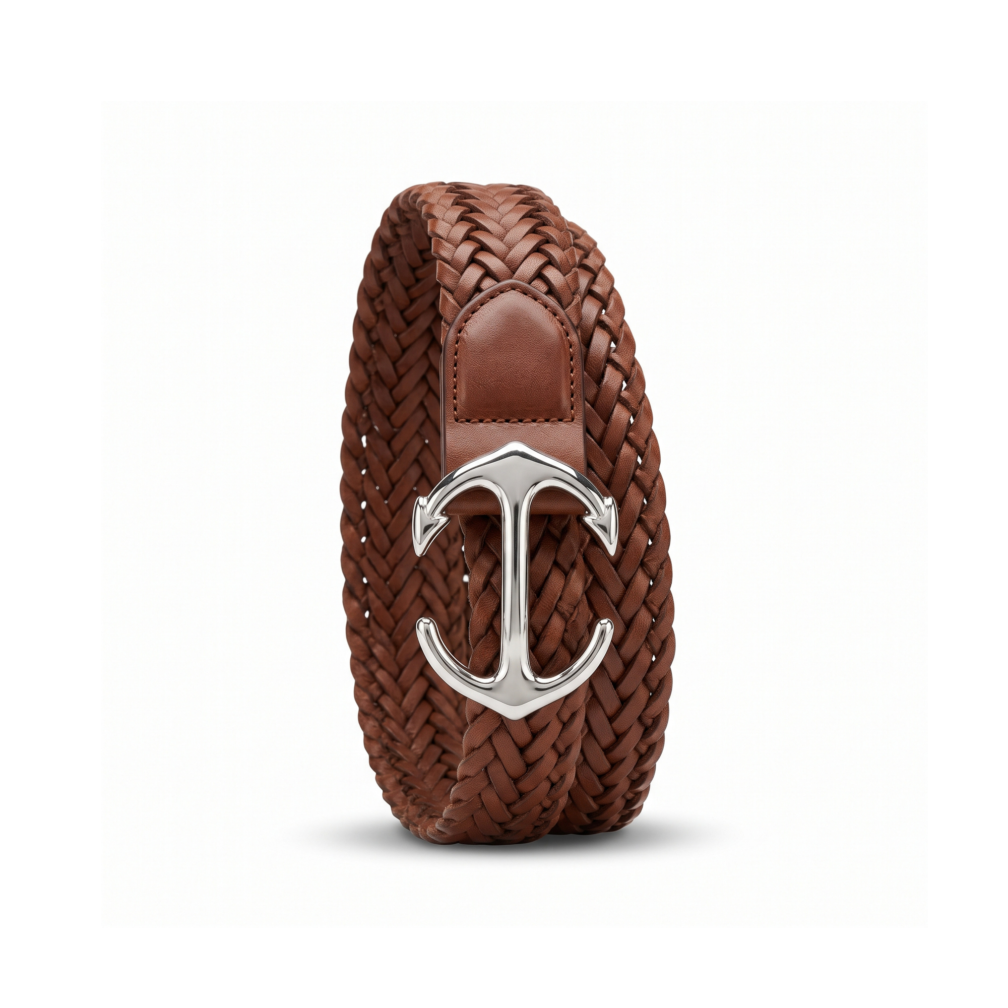 ceinture-femme-tressee-en-cuir-boucle-argentee
