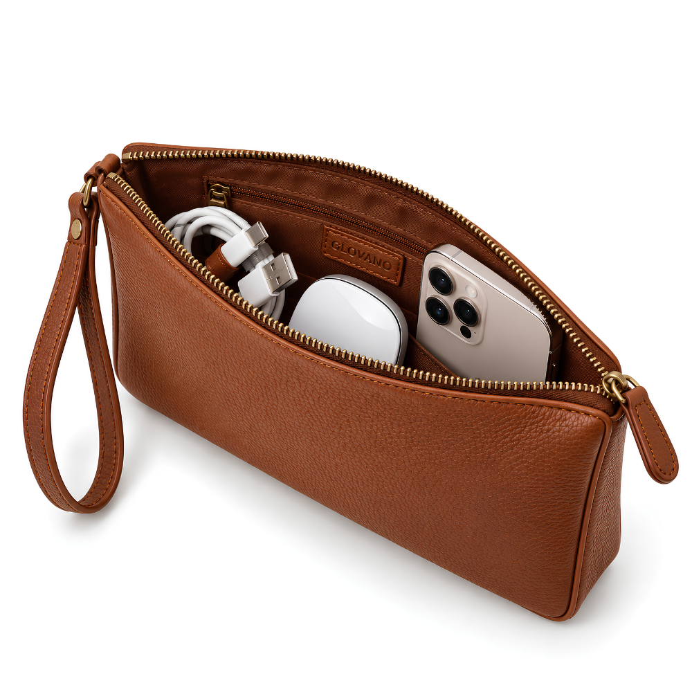 Hugo Zip Clutch