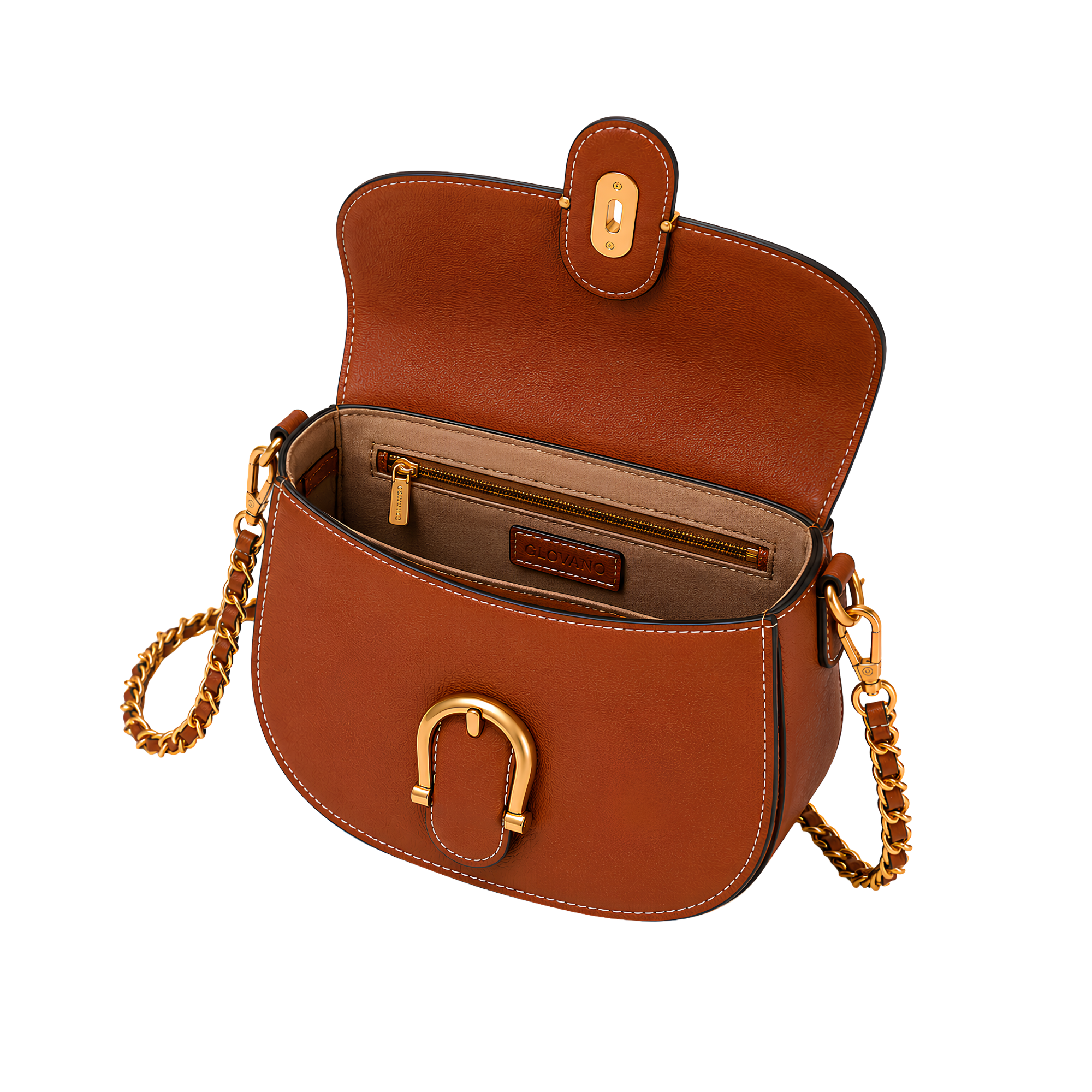 sac-selle-similicuir-femme-boucle-fer-a-cheval-doree-anse-sommet-chaine-amovible