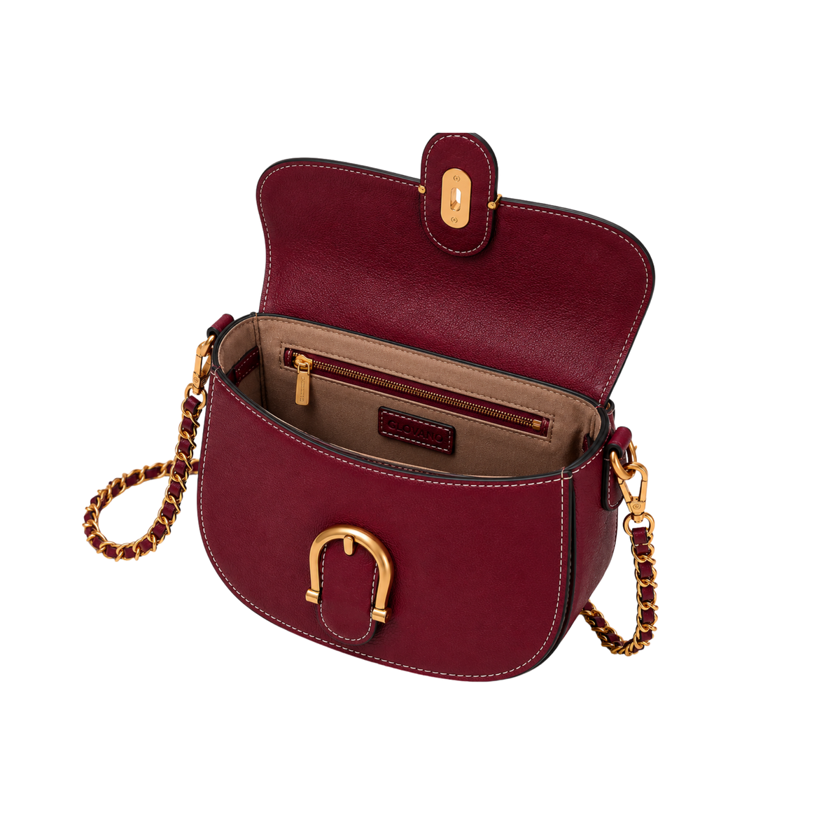 sac-selle-similicuir-femme-boucle-fer-a-cheval-doree-anse-sommet-chaine-amovible