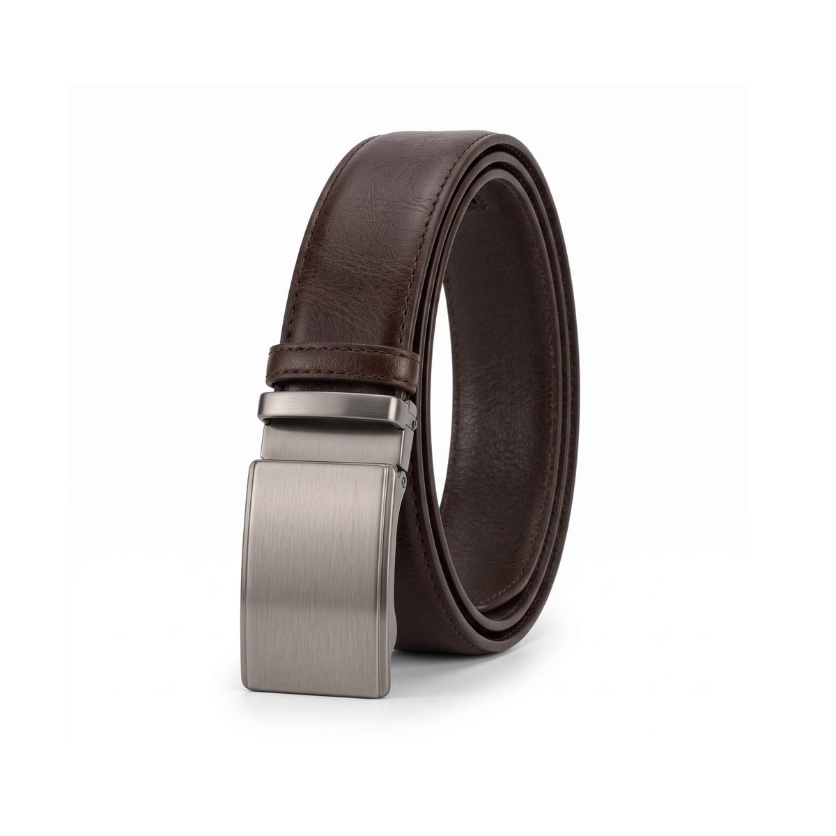 ceinture-homme-en-similicuir-marron-boucle-automatique-minimaliste