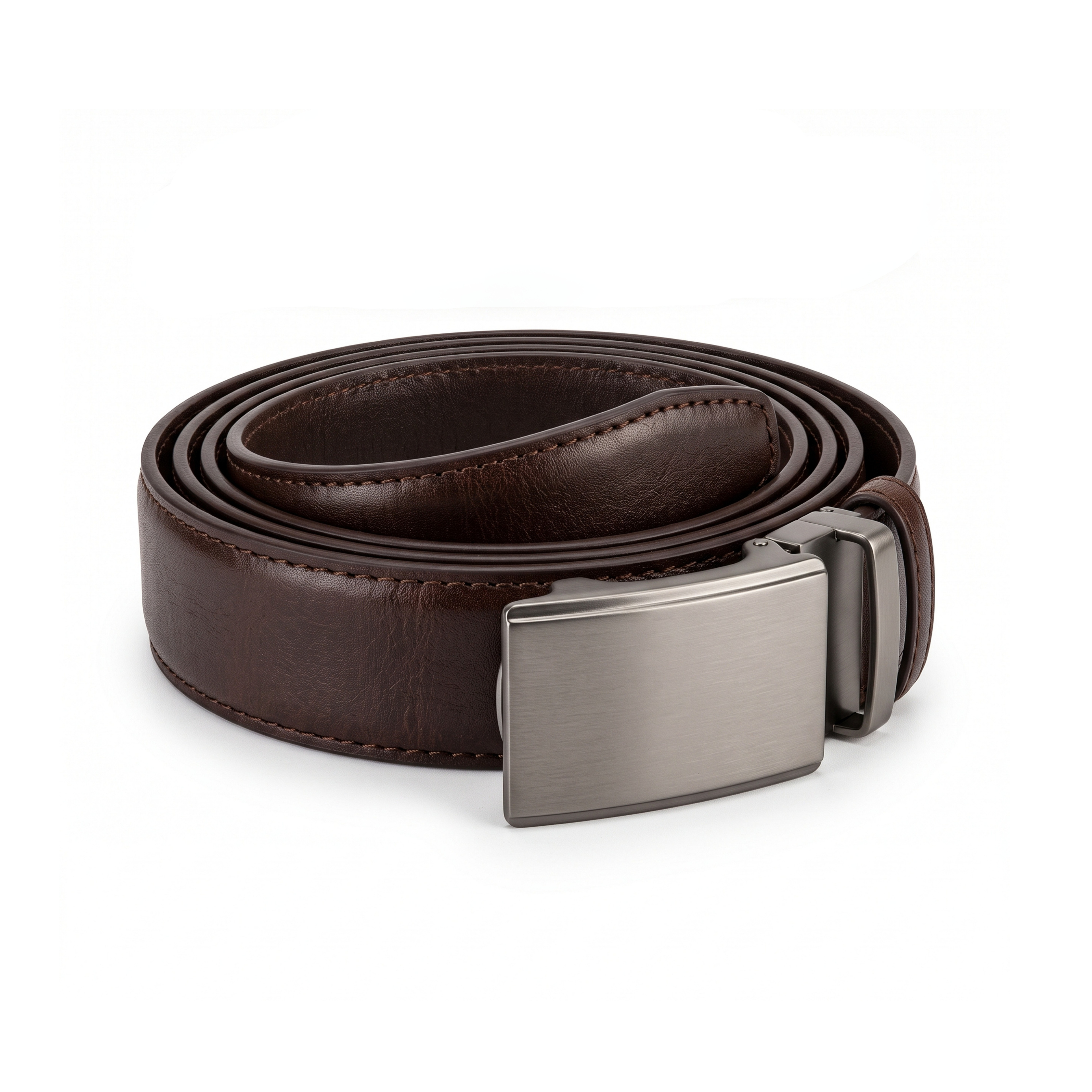 ceinture-homme-en-similicuir-marron-boucle-automatique-minimaliste