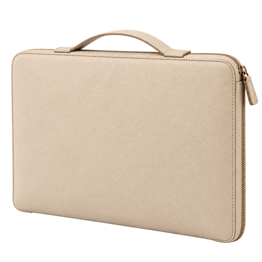 Atlas Carry Case in Cream — vegan leather