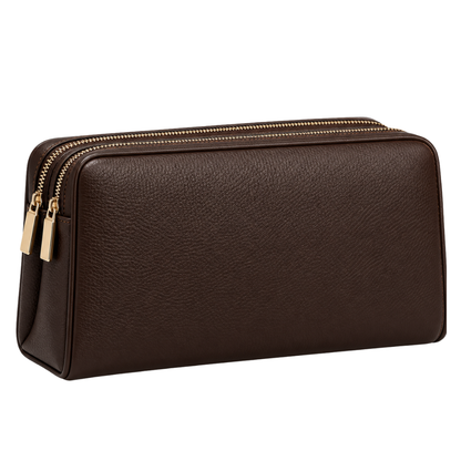 Monaco Double-Zip Clutch