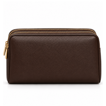 Monaco Double-Zip Clutch
