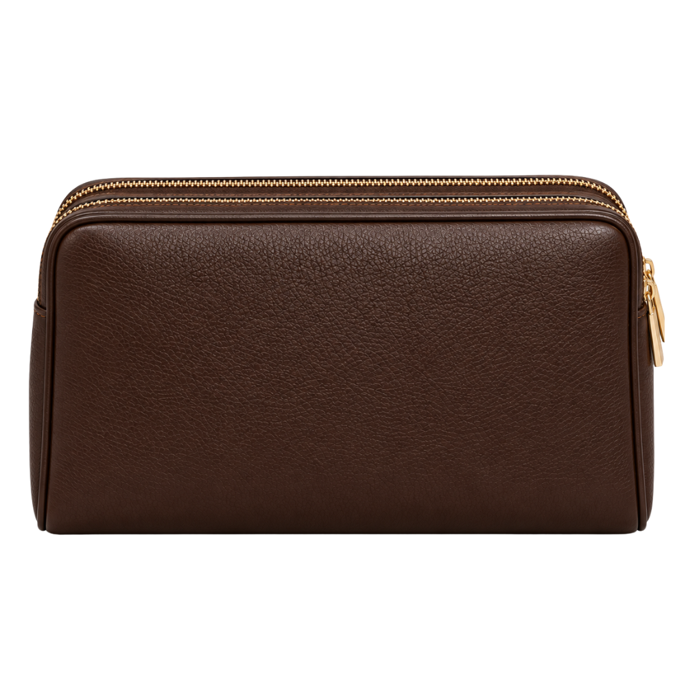 Monaco Double-Zip Clutch