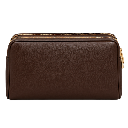 Monaco Double-Zip Clutch
