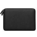 Meridian Laptop Sleeve in Black — vegan leather