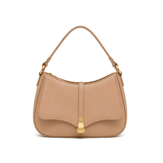 Odette Shoulder Bag in Black — vegan leather