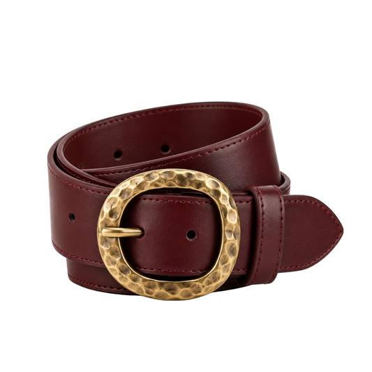 Ondine Hammered Buckle Belt