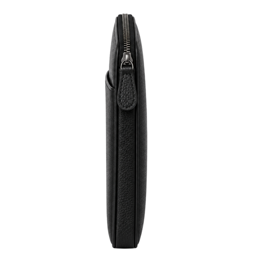 Slate Tablet Sleeve in Black — vegan leather