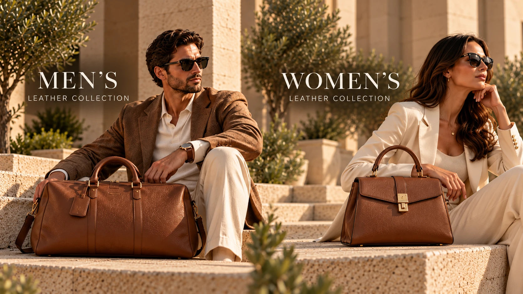 Men's and women's leather collections